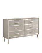 Metallic silver finish dresser by Coaster additional picture 11