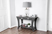 Gray wood / replicated wood sofa table by Furniture of America additional picture 2