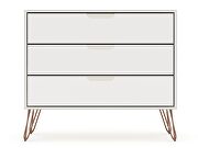 5-drawer and 3-drawer off white and nature dresser set by Manhattan Comfort additional picture 10