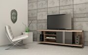 Tv stand in nature and onyx by Manhattan Comfort additional picture 3