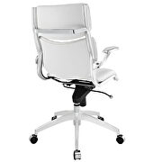 Mid back office chair in white by Modway additional picture 4