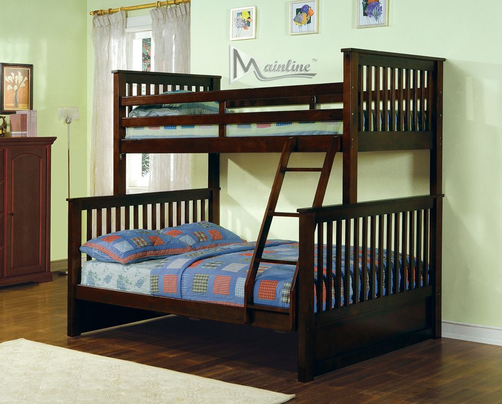 Vermont Espresso Full Size Bed 98056 Mainline Inc Kids Bedroom Furniture | Comfyco Furniture